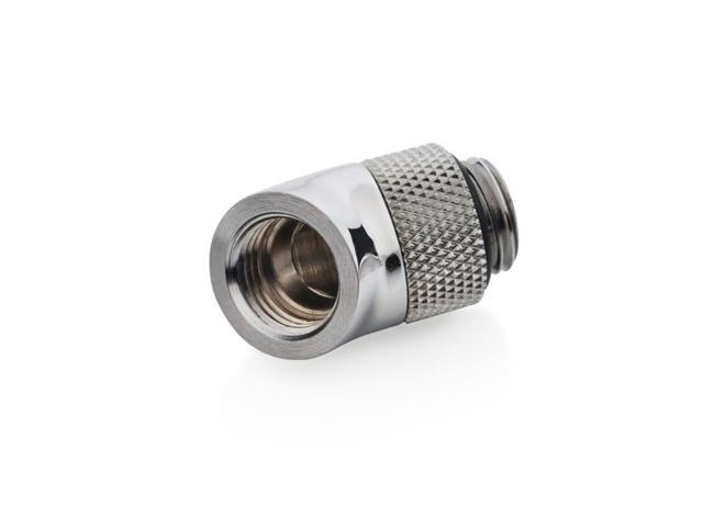 Bitspower G1/4' Silver Shining Rotary 45-Degree IG1/4' Extender (4PCS)