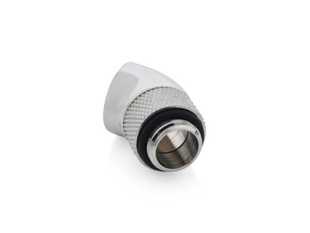 Bitspower G1/4' Silver Shining Rotary 45-Degree IG1/4' Extender (4PCS)