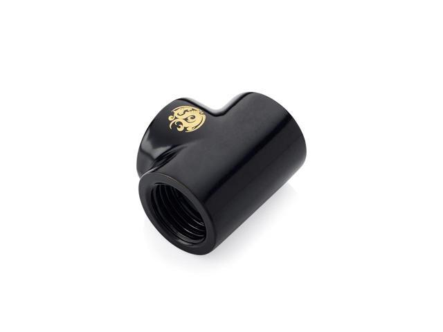 Bitspower Matt Black T-Block With Triple IG1/4' (2PCS)