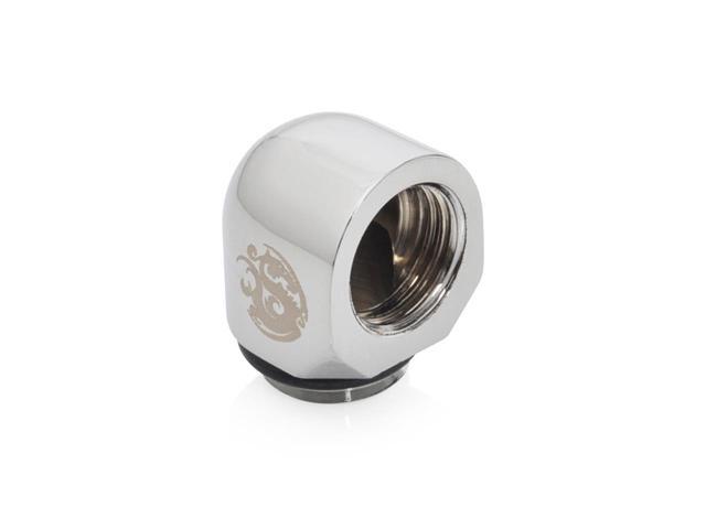 Bitspower G1/4' Silver Shining 90-Degree IG1/4' Extender (4PCS)