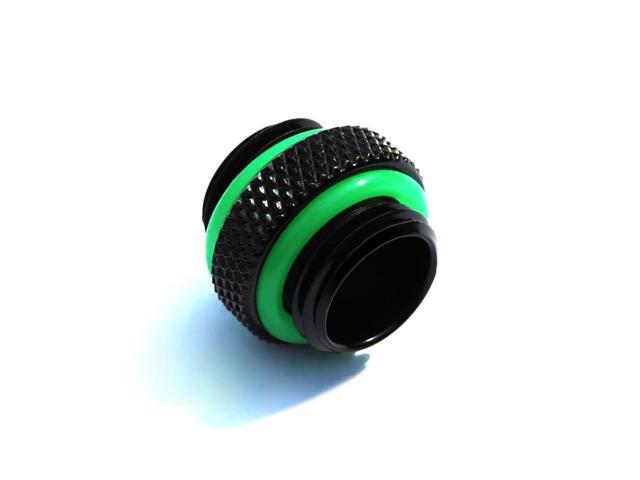 Bitspower G1/4' Matt Black Mini Dual G1/4' Extender (4PCS)