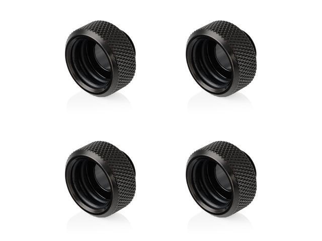 Bitspower G1/4' Matt Black Multi-Link For OD 16MM Adapter (4PCS)