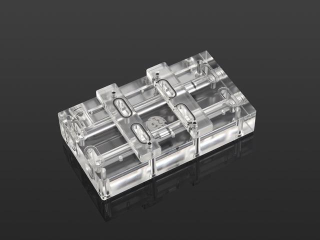 Bitspower VGA SLI/Crossfire Bridge For 4 Slots Application (Clear Acrylic)