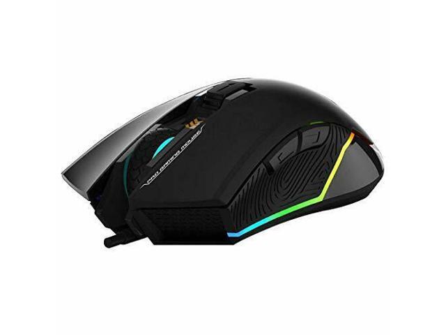 HP Wired Gaming Mouse LED RGB Backlit Adjustable 6200 DPI 6 Programmable Buttons Ergonomic USB Mice for Gamers
