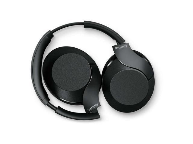 Philips PH802 over-Ear Wireless Bluetooth Headphones with Echo Cancellation and up to 30 Hours of Playtime, Black