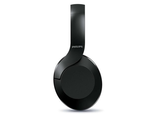 Philips PH802 over-Ear Wireless Bluetooth Headphones with Echo Cancellation and up to 30 Hours of Playtime, Black