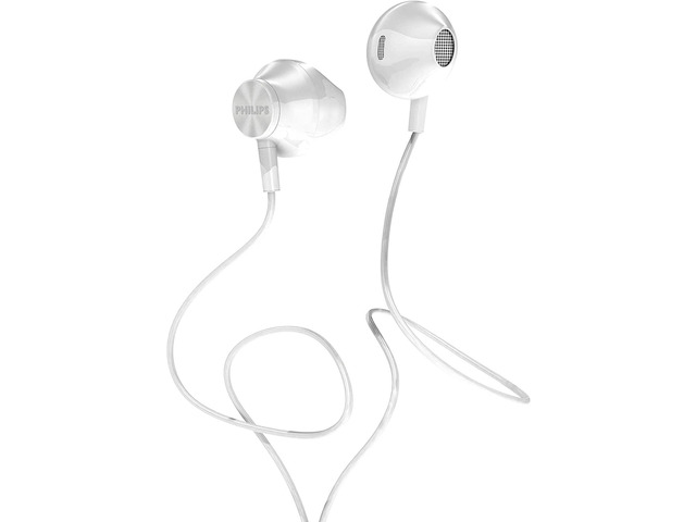 Philips Wired Earbuds Earphones, in Ear Headphones, Bass Clear Sound, Ergonomic Comfort-Fit