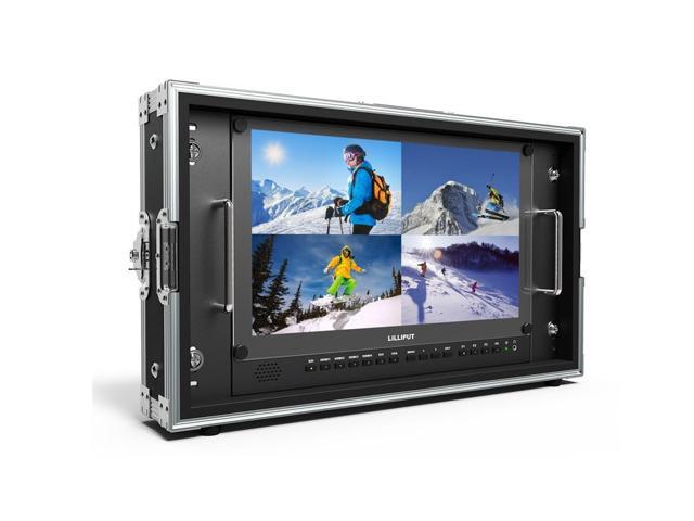 LILLIPUT BM150-4K 15.6' 4K 3840×2160 Ultra-HD resolution, 1000:1 Contrast Ratio, 25ms Response Time with Carry-on Metal case 3G-SDI, HDMI, VGA, AV...