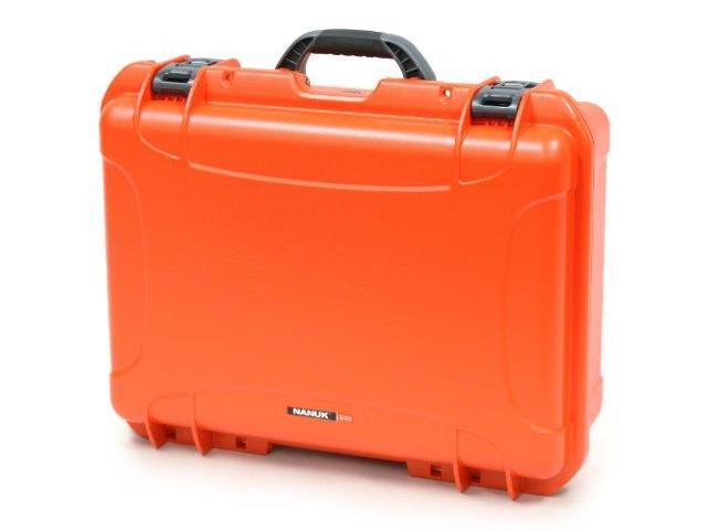 NANUK CASES 940-1003 Orange Protective Case, 21.7'L x 16.9'W x 8-1/2'D