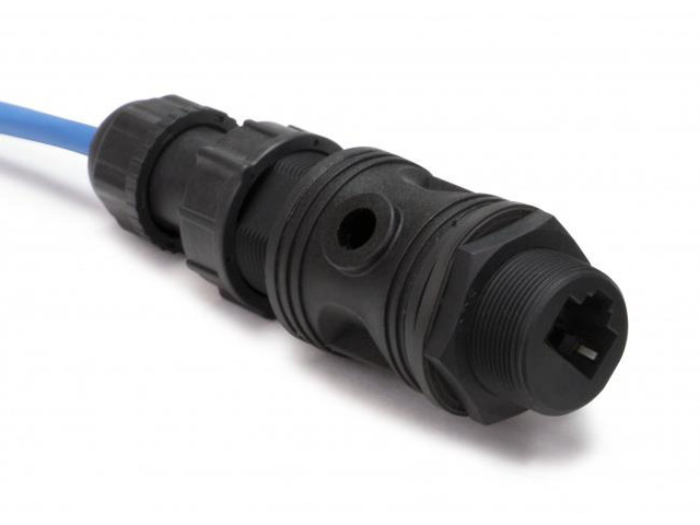 Platinum Tools Waterproof RJ45 Bulkhead Coupler (741C)