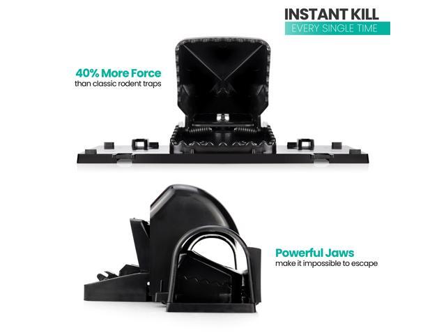 eXuby Pet-Safe Mouse Trap w/ Tunnel Design (3 Pack) - Dual Entry for Better Capture Rate - Prevents Accidental Triggering - Avoid Finger Snapping -...