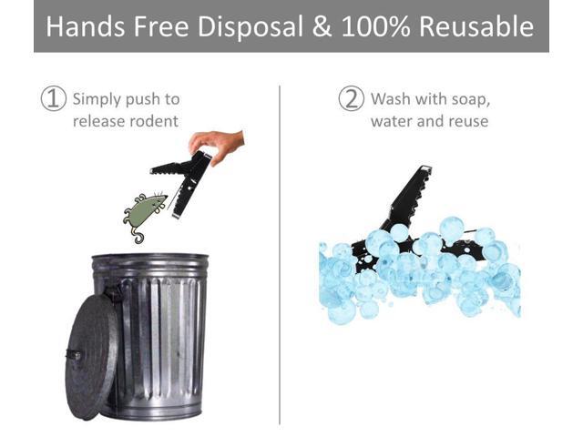 Large Powerful Rat Traps (10 Pack) - Kills Instantly with Powerful Steel Spring - Setup in Seconds - Wash & Reuse Over & Over - Hands Free Disposal...