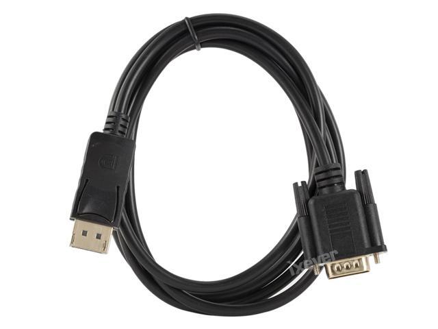 DP DisplayPort to VGA Cable 6ft 1080p, iXever DP Display Port to VGA Video Converter Adapter Cable Gold Plated For Desktop Laptop to Monitor or...