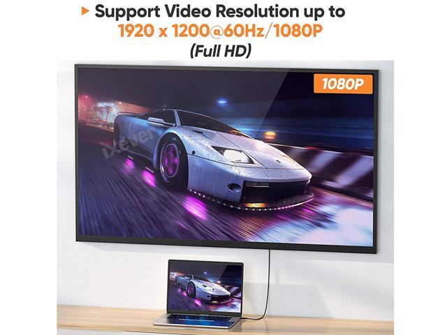 DP DisplayPort to VGA Cable 6ft 1080p, iXever DP Display Port to VGA Video Converter Adapter Cable Gold Plated For Desktop Laptop to Monitor or...