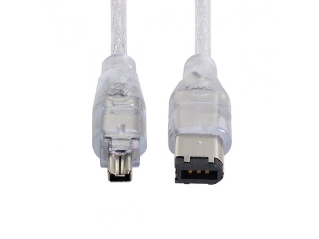 Cablecc 1394 6Pin to Firewire 400 IEEE 1394 4 Pin Male iLink Adapter Cord Cable for Camera Camcorder