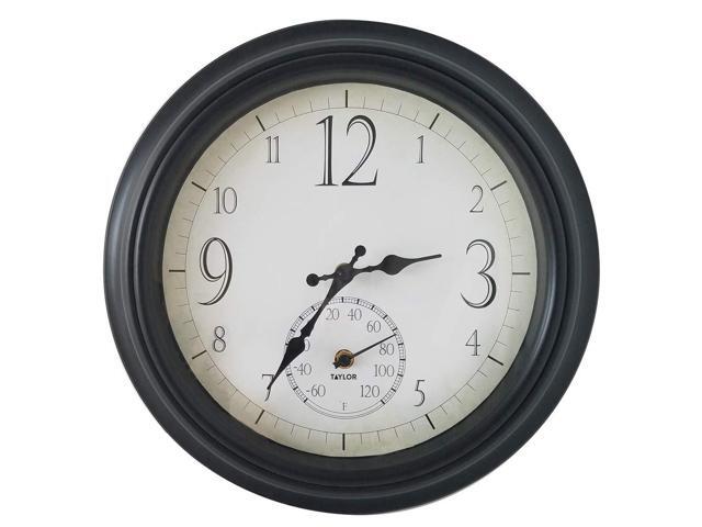 Taylor 6740 14' Decorative Clock w/Thermometer