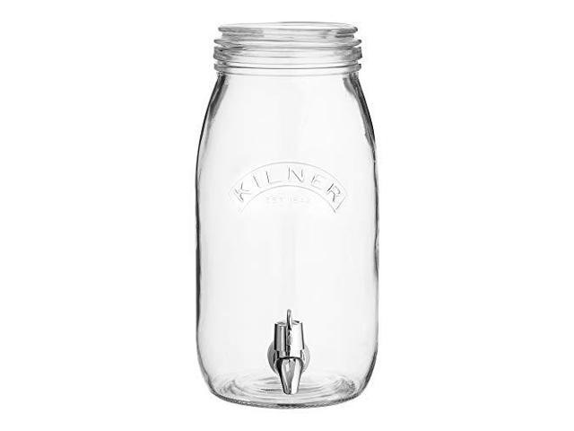 Kilner 3 Litre Round Glass Drinks Dispenser