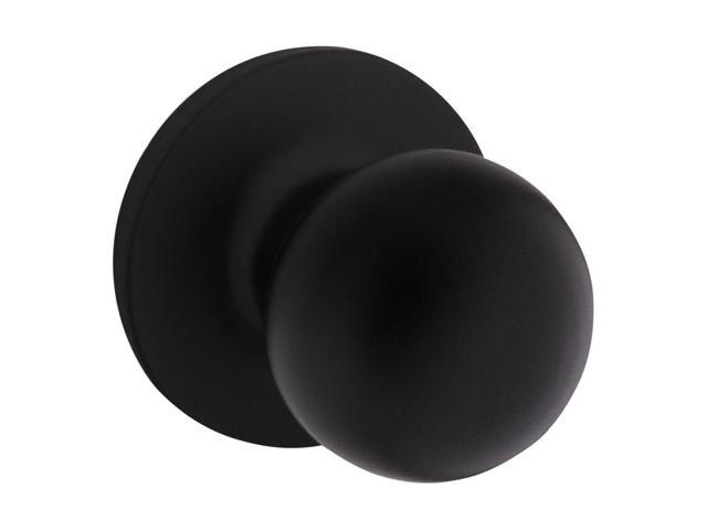 Kwikset Safelock SK7000RG-514 Regina Knob Half Dummy Matte Black Finish
