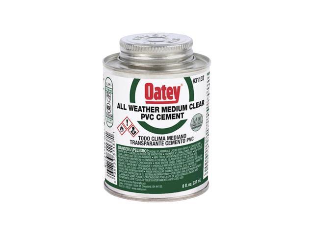 OATEY PVC CEMENT A/W CLR 8OZ