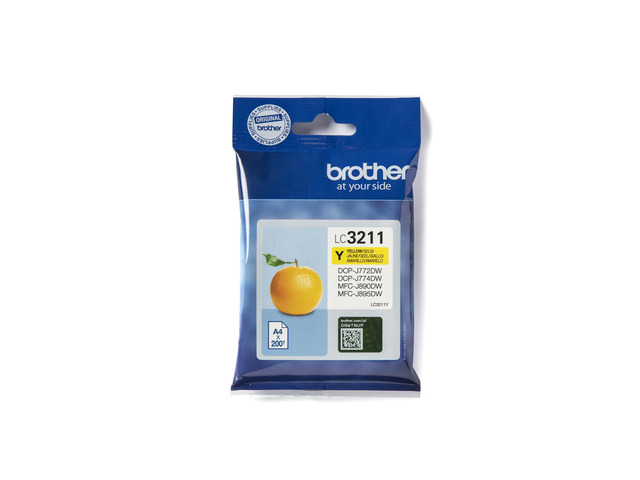 Brother LC3211Y Yellow - 200 Pages DCPJ772DW / DCPJ774DW, LC3211Y (DCPJ772DW / DCPJ774DW)