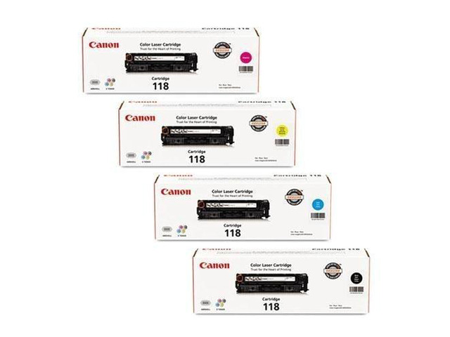 Canon Original 118 Toner Cartridge (1, Black, Cyan, Magenta, Yellow)