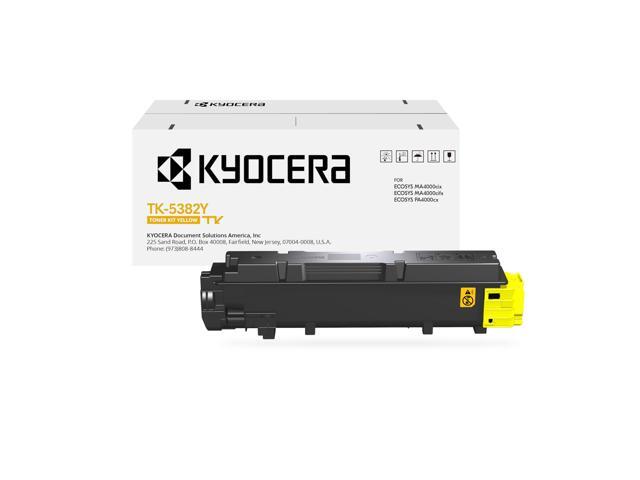 KYOCERA TK-5382Y Yellow Toner Cartridge for ECOSYS MA4000cifx / MA4000cix / PA4000cx Model Laser Printers (1T02Z0AUS0)