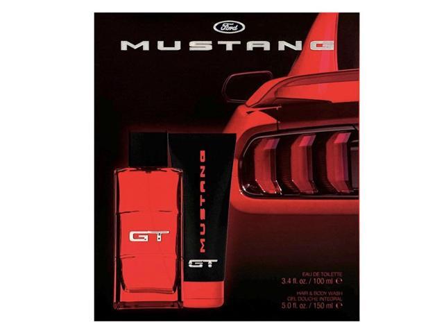 Mustang Ford GT Mens EDT 3.4 Oz + Hair & Body Wash 5 Fl Oz