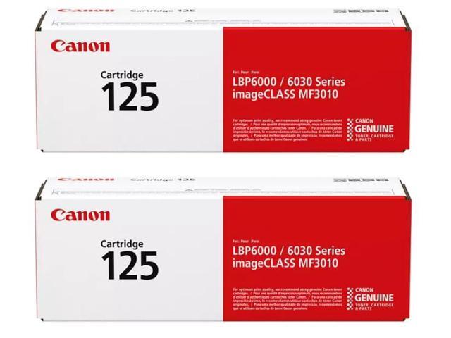 CRG-125 Black Toner Cartridge, 3484B001AA, 2-Pack