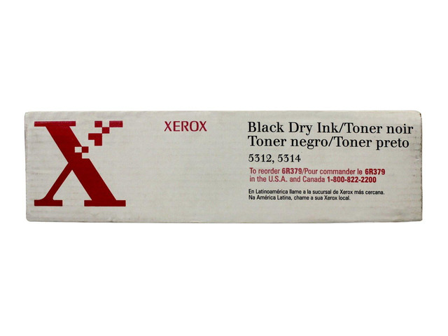Xerox 6R379 Copier Toner Cartridge 5312, 5314, Black, 2/Box