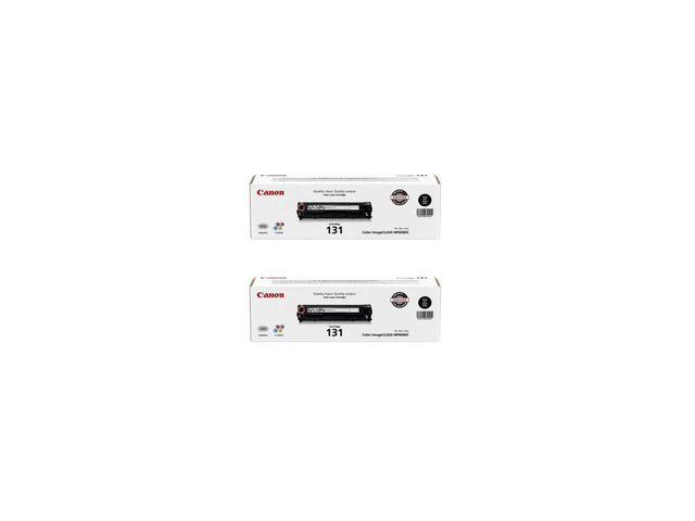 Canon 2 x 131 Toner Cartridge for MF8280CW Printer, 1400 Sheets, Black