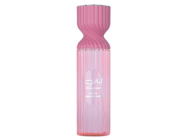 Lattafa Layaan Perfume Mist 250ml Floral Body Spray with Delicate Rose Petals, Soft Musk & Fresh Accords for a Light, Romantic, Everyday Scent