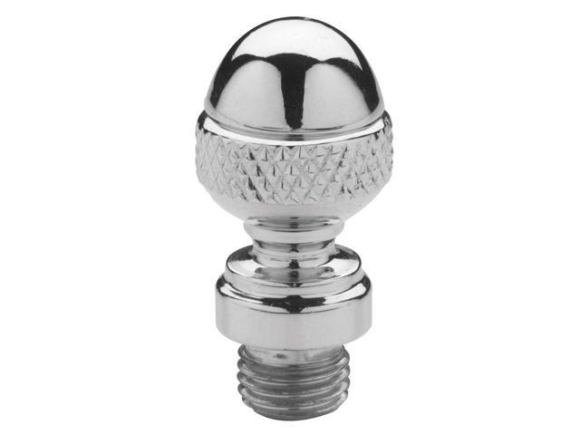 Baldwin 1092260I Acorn Tip Hinge, Bright Chrome