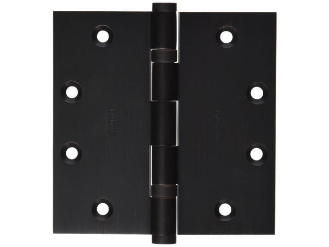 Baldwin 1046112I Square Ball Bearing Mortise Hinge, Aged Bronze