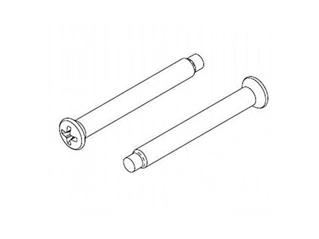 Kwikset 81835-26 KSP and MSP Knobs and Levers Machine Screws Bright Chrome Finish