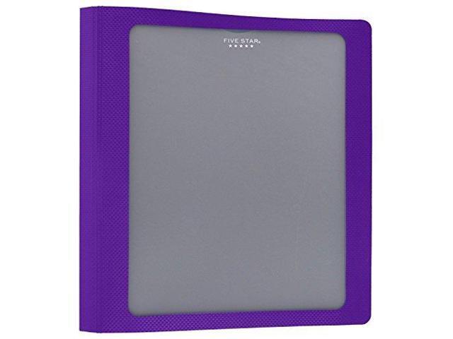 Five Star 1-1/2 Inch 3 Ring Binder, View Binder, Customizable Cover, Color Selected for You, 1 Count (26146)