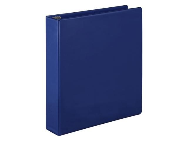 Samsill 1.5 Inch Document Storage Binder, Made in USA, FSC 100% Recycled Chipboard, Round Ring, 3 Ring Binder, Navy