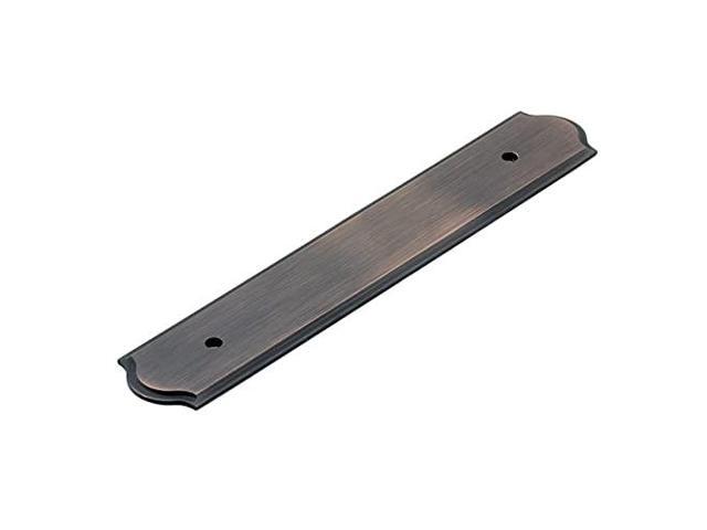 Richelieu Hardware BP1040128BORB Tremblant Collection 5-1/16 in (128 mm) Center, Transitional Backplate, Oil-Rubbed Bronze