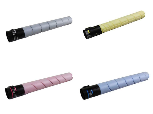 Konica Part# A33K132. A33K232. A33K332. A33K432 Toner Cartridge Set (OEM - TN512)