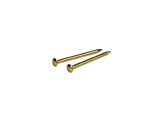Hillman 18 Ga. x 3/4 in. L Brass Escutcheon Pins 1 pk 2 oz.