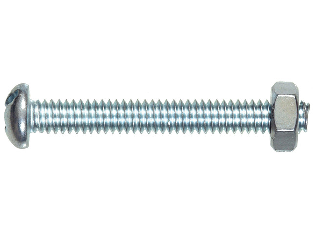 Hillman Machine Screws 1 ' Combination/Phillips/Slotted Round Head
