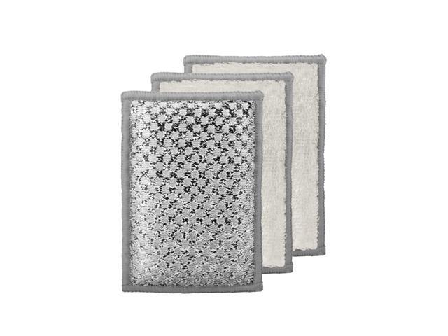 OGGI Bambou Odor-Free Scrubbing Sponges - Natural Scrub Sponges for Dishes, 91% Bamboo-Derived Rayon Cellulose Fiber, Reusable, Absorbent, Durable...