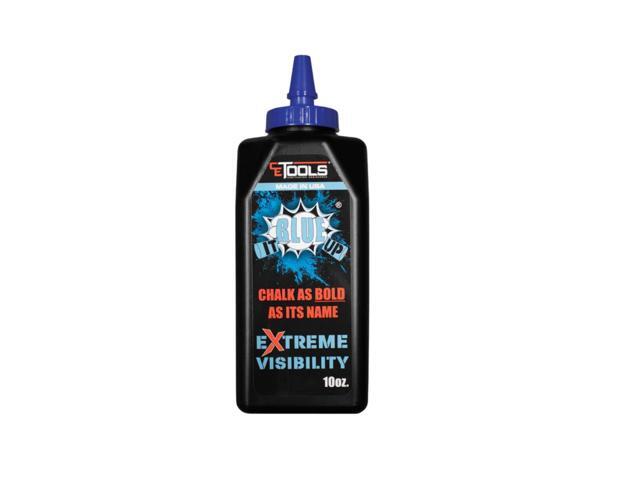CE TOOLS Blue It Up Marking Chalk, Color BLUE, EXTREME VISIBILITY, MADE IN USA -10 oz (283.5g) For Chalkline, Hydrophobic, Construction Chalk.