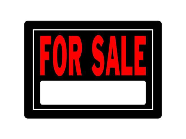 Hillman 840131 for Sale Sign with Space for Fill in, Black and Red Aluminum Metal, 10x14 Inches 1-Sign