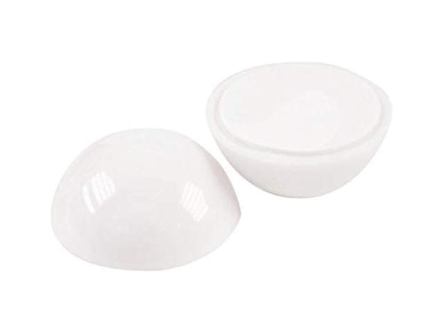 Shepherd Hardware 9568 White Cushion Doorstops, 2-Pack