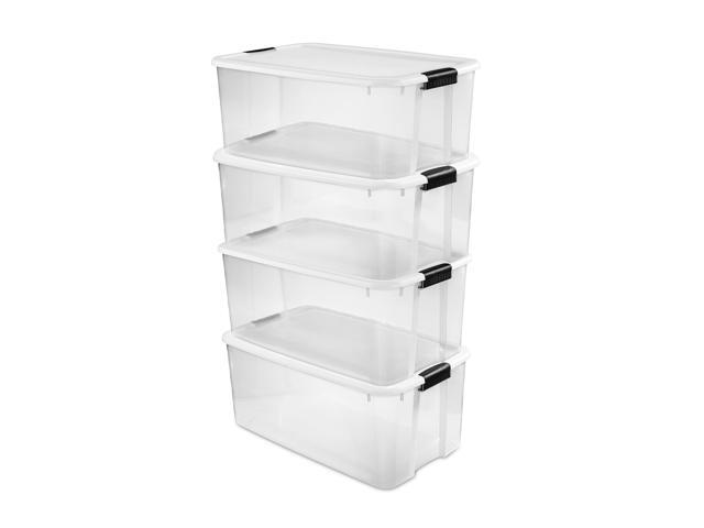 Sterilite Ultra Latching Box 116 Qt 4-Pack