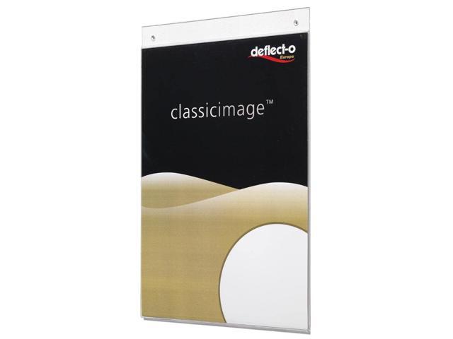Deflecto A4 Portrait Wall Sign Holder 47001
