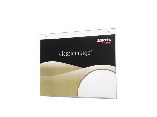 Deflecto A4 Landscape Wall Sign Holder 46901
