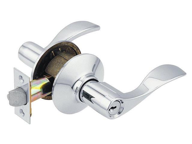 Schlage Accent Satin Chrome Keyed Lever