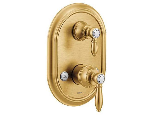 Moen Weymouth UTS4311BG 2-Handle Shower Trim, Brushed Gold