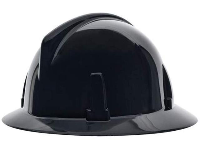 MSA Topgard 475394 Full Brim Hard Hat Black